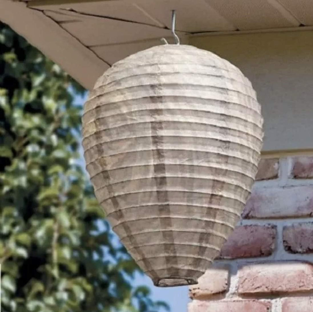 "Stilvolle Wespennest Abwehr Lampe, hängend, für Wespenfreie Umgebung, mit stimmungsvoller Beleuchtung für Garten."