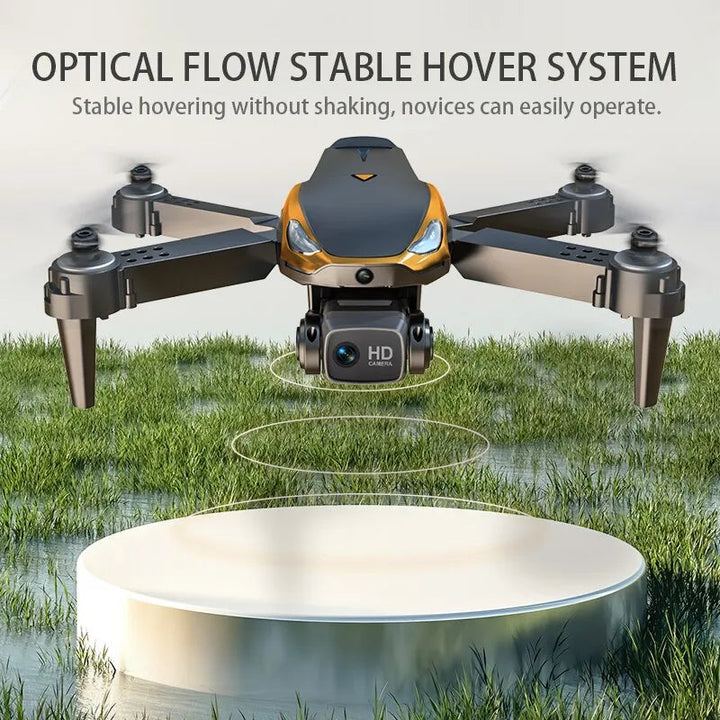 "Tesla 8K Professional Drone für Luftfotografie mit 4K-HD-Kamera, robuste Bauweise, 5000m Reichweite, Hindernissensoren."