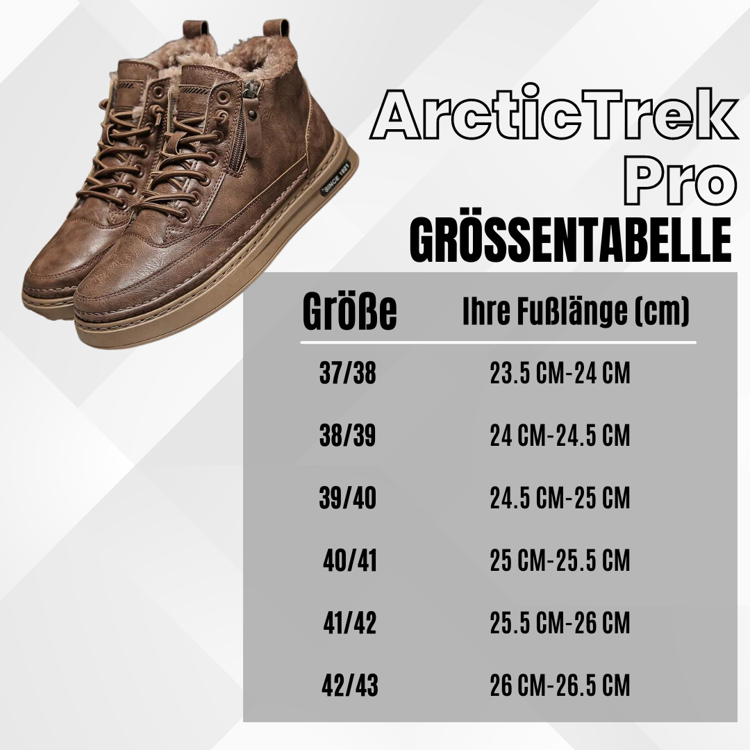 "Thermo-Komfortschuhe mit ergonomischem Design, Kälteschutz bis -20°C, ideal für Camping & Wandern, in Braun und Schwarz."