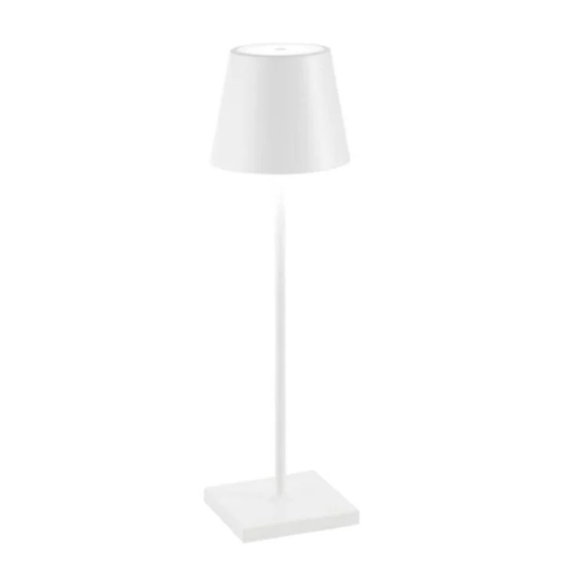 "Touch-sensitive LED-Tischlampe, kabellos, stilvolles Design, modernes Flair, in verschiedenen Farben verfügbar."