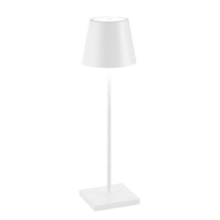 "Touch-sensitive LED-Tischlampe, kabellos, stilvolles Design, modernes Flair, in verschiedenen Farben verfügbar."