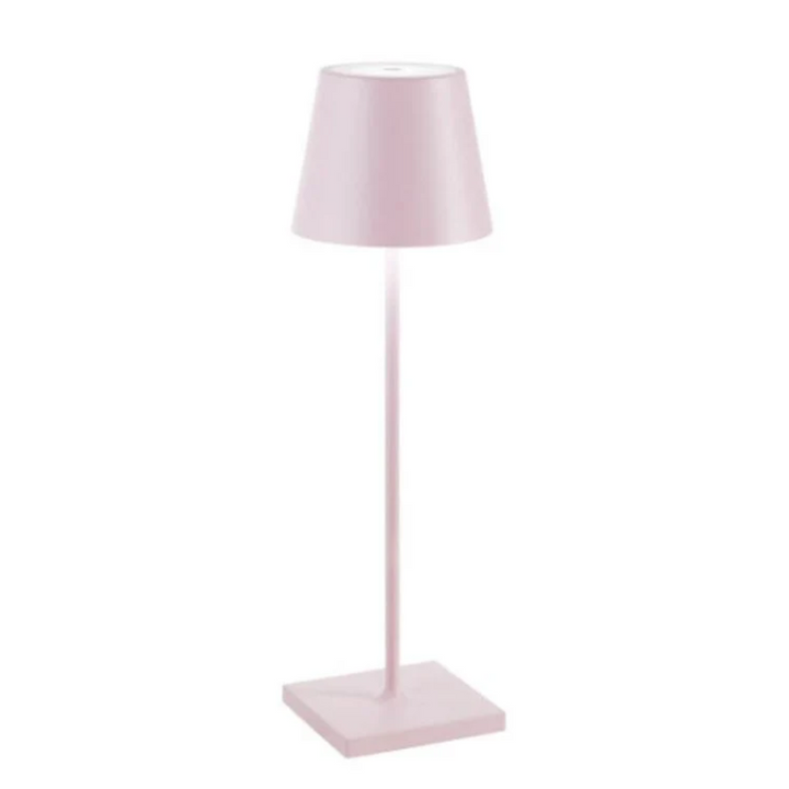 "Touch-sensitive LED-Tischlampe, kabellos, stilvolles Design, modernes Flair, in verschiedenen Farben verfügbar."