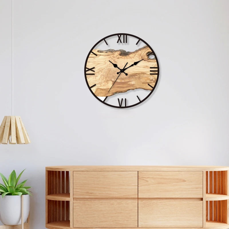 "Transparente Wanduhr mit modernem Design, minimalistischen Linien und klarem Acrylzifferblatt, ideal für stilvolle Räume."