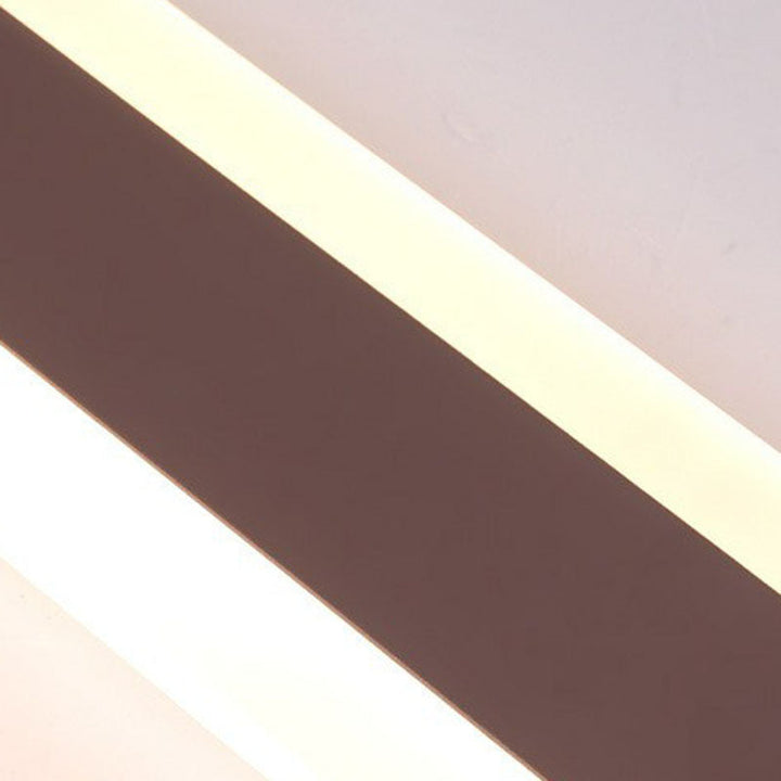 "Ultraflache LED-Deckenleuchte in Weiß, schlankes Design, moderne Acryl-Optik, minimalistisch für elegantes Ambiente"