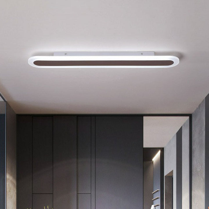 "Ultraflache LED-Deckenleuchte in Weiß, schlankes Design, moderne Acryl-Optik, minimalistisch für elegantes Ambiente"