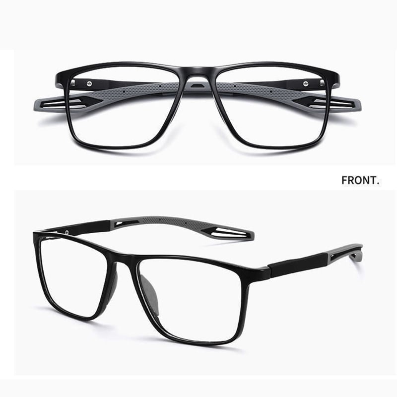 "Ultraleichte multifokale Lesebrille aus Polycarbonat für Damen & Herren, in Blau erhältlich, stilvoll und komfortabel."