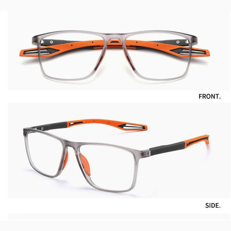 "Ultraleichte multifokale Lesebrille aus Polycarbonat für Damen & Herren, in Blau erhältlich, stilvoll und komfortabel."