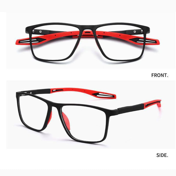 "Ultraleichte multifokale Lesebrille aus Polycarbonat für Damen & Herren, in Blau erhältlich, stilvoll und komfortabel."