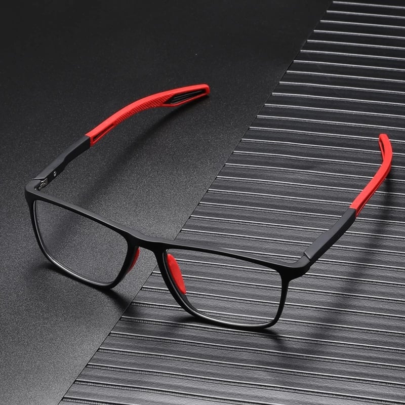 "Ultraleichte multifokale Lesebrille aus Polycarbonat für Damen & Herren, in Blau erhältlich, stilvoll und komfortabel."
