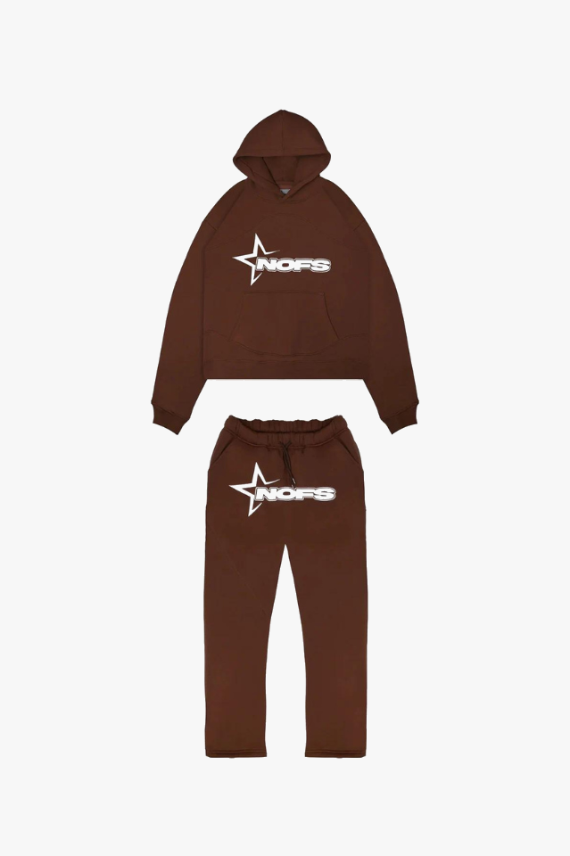 Unisex-Trainingsanzug mit Hoodie, aus Baumwollmischung, lässig, trendig, grau-blau, ideal für Komfort und Stil.