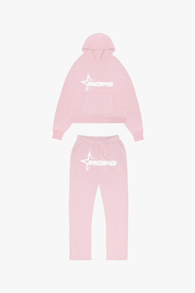 Unisex-Trainingsanzug mit Hoodie, aus Baumwollmischung, lässig, trendig, grau-blau, ideal für Komfort und Stil.