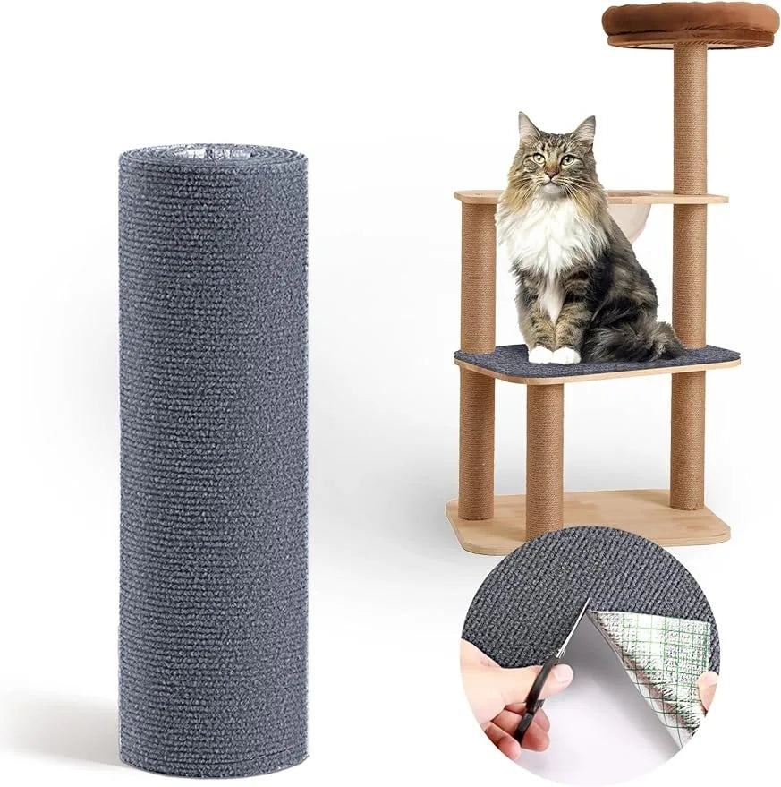 "Universeller Katzen Kratzschutz, hellgrau, schützt Sofa & Stuhl vor Kratzspuren, einfache Installation, strapazierfähig."