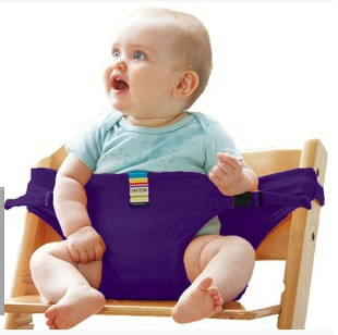 "Verstellbarer, komfortabler Baby-Sitzgurt für Hochstuhl, in Kaki, Lila oder Rosa, für sichere, stressfreie Mahlzeiten."