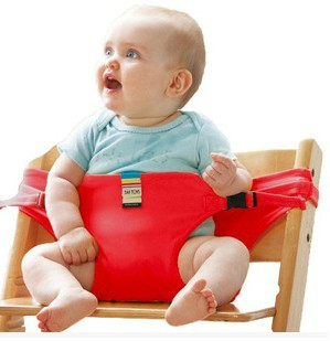 "Verstellbarer, komfortabler Baby-Sitzgurt für Hochstuhl, in Kaki, Lila oder Rosa, für sichere, stressfreie Mahlzeiten."