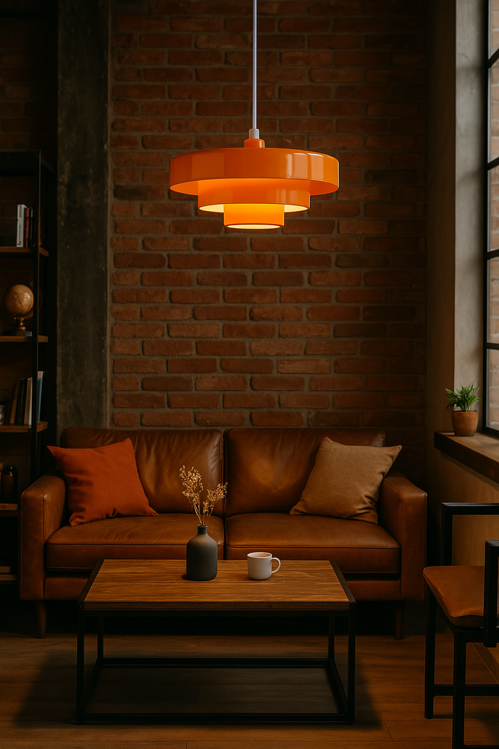 "Vintage LED Hängeleuchte in Schwarz-Bronze, Metall, warmweißes Licht, stilvolles Design, für Wohnräume geeignet."