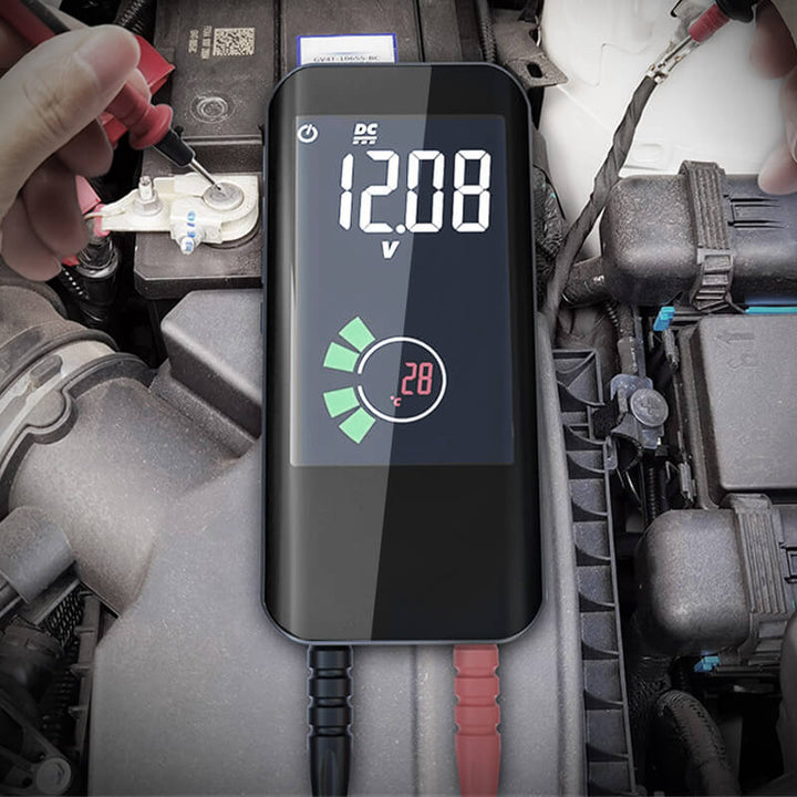 Vollautomatisches Multimeter mit farbigem LCD-Display, kompaktes Design, ideal für präzise Messungen zuhause und unterwegs.