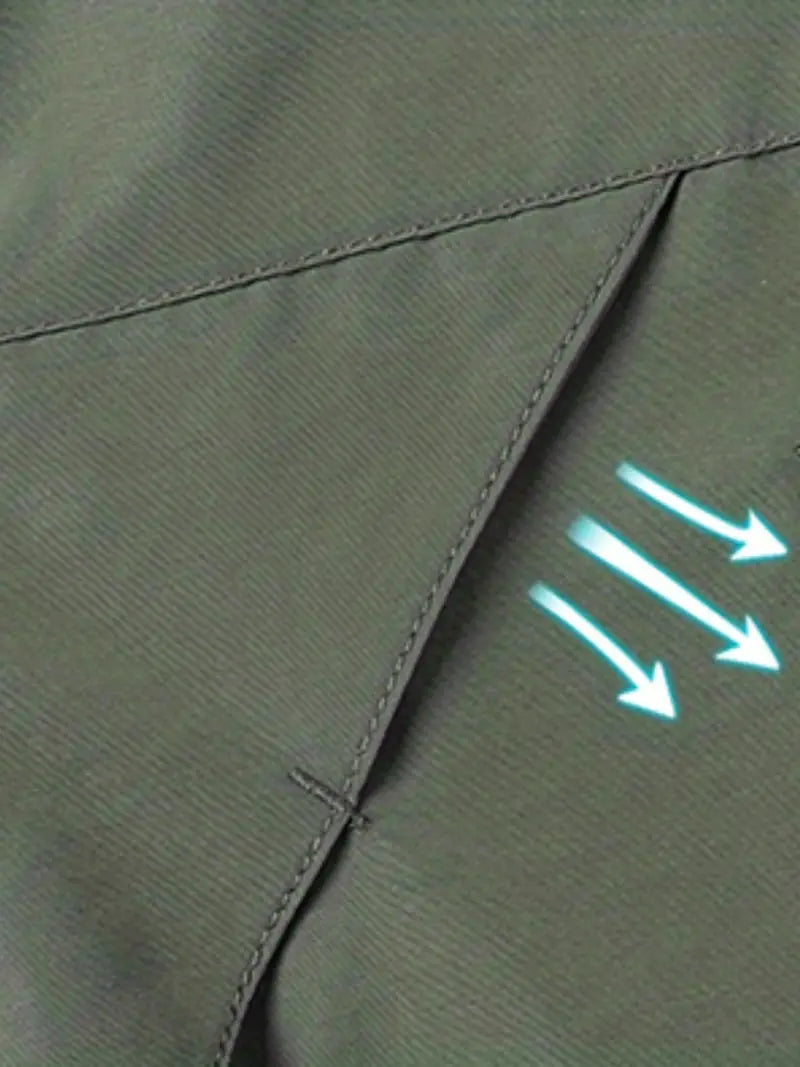 "Wasser- und winddichte Herren Outdoorjacke für alle Jahreszeiten, robust und stilvoll, ideal für Camping und Wandern"