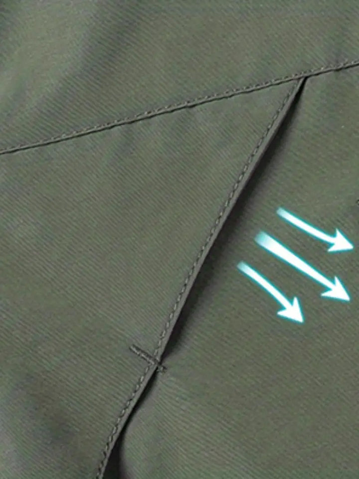 "Wasser- und winddichte Herren Outdoorjacke für alle Jahreszeiten, robust und stilvoll, ideal für Camping und Wandern"