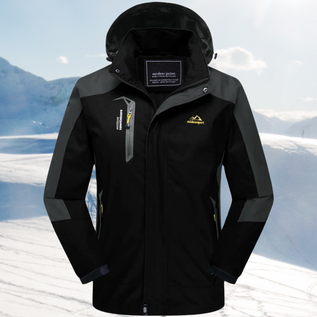 "Wasserdichte Damen Wanderjacke in Blau, stilvolles Design für Outdoor-Abenteuer, komfortable Passform"