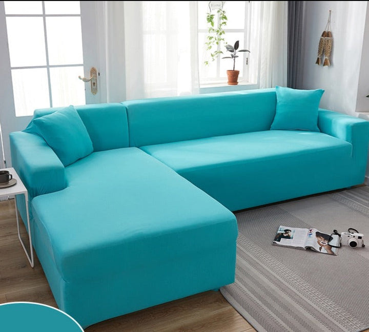 "Wasserdichte dehnbare Bankauflage in Grau, passt nahtlos, schützt vor Schmutz und Feuchtigkeit, ideal für Sofas."