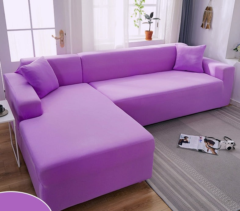 "Wasserdichte dehnbare Bankauflage in Grau, passt nahtlos, schützt vor Schmutz und Feuchtigkeit, ideal für Sofas."