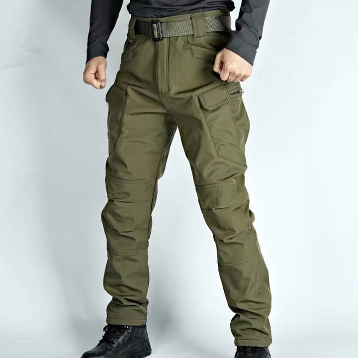 "Wasserdichte Herren-Wanderhose, robust und atmungsaktiv, mit mehreren Taschen, ideal für Outdoor-Aktivitäten."