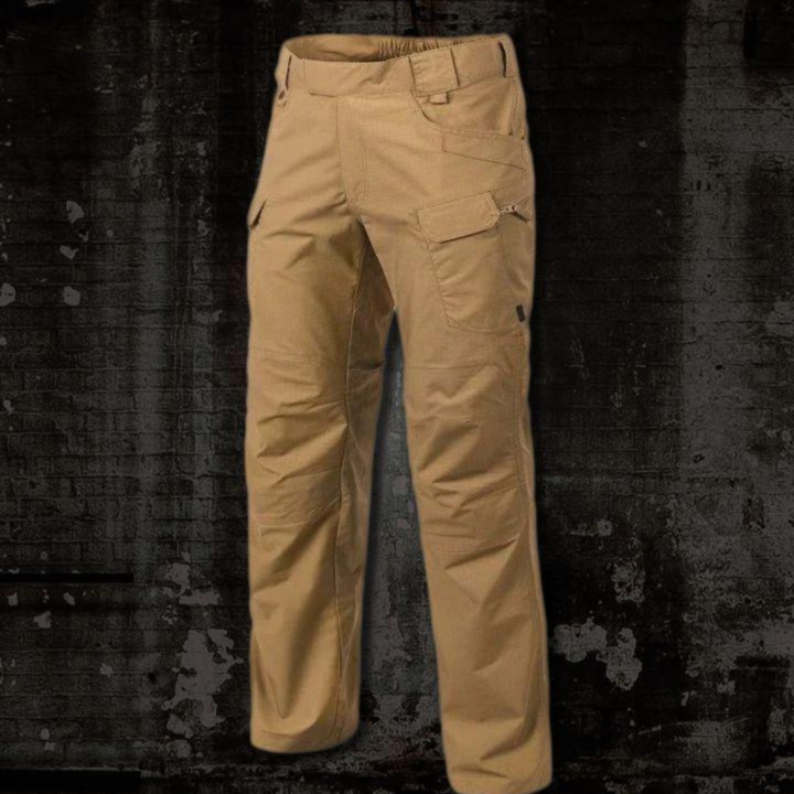 "Wasserdichte Herren-Wanderhose, robust und atmungsaktiv, mit mehreren Taschen, ideal für Outdoor-Aktivitäten."
