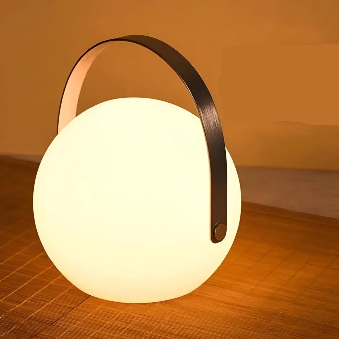 "Wasserdichte, kabellose LED Tischlampe mit 16 Farben, für Innen- und Außeneinsatz, modernes Design, dimmbar."