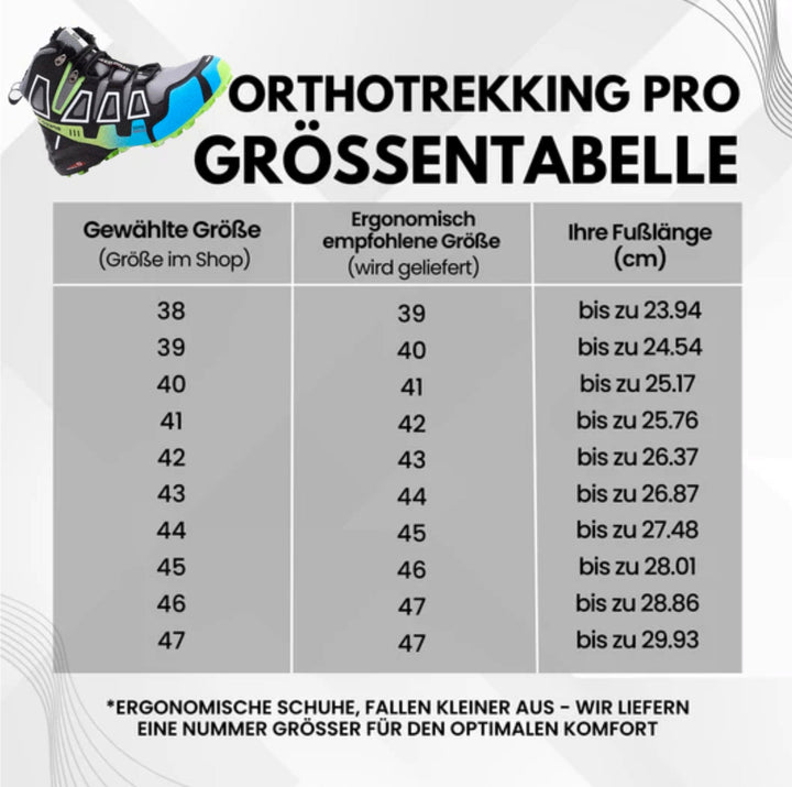 "Wasserdichte, rutschfeste Trekking- und Wanderschuhe, ideal für Outdoor-Abenteuer, leicht und orthopädisch empfohlen."