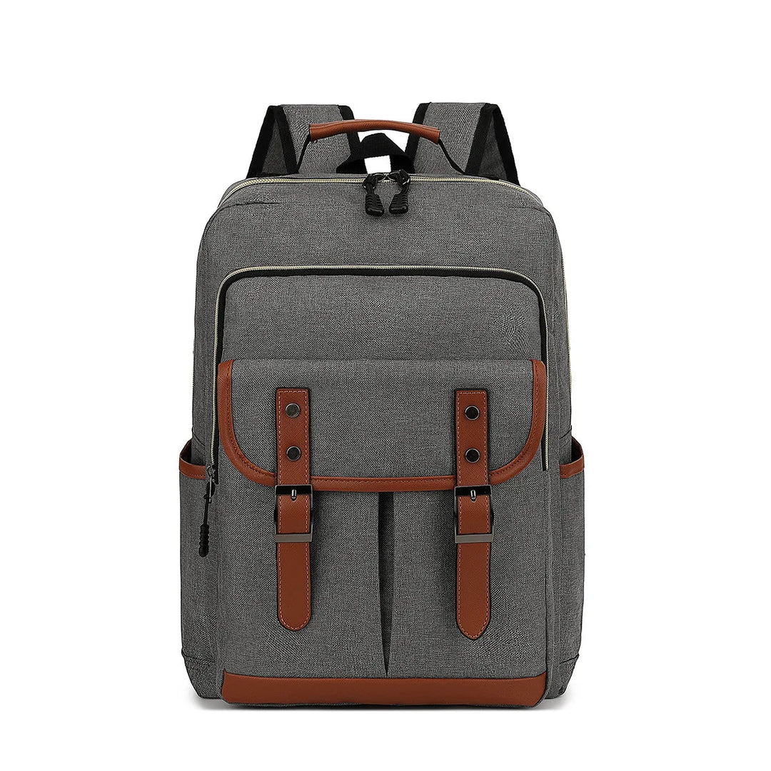 "Wasserdichter, stilvoller Laptop-Rucksack, unisex, robust, vielseitige Fächer, ideal für Reisen. Schützt vor Nässe."