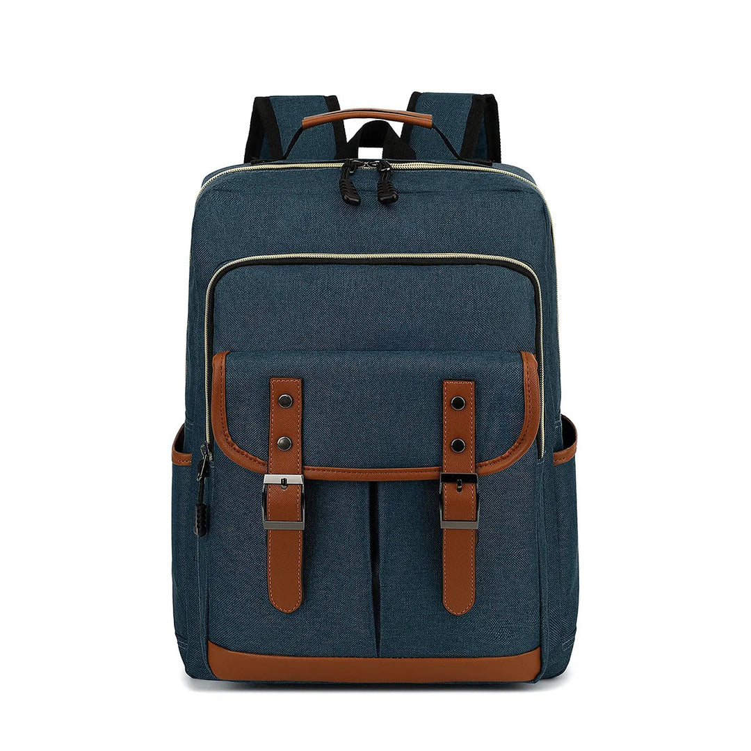"Wasserdichter, stilvoller Laptop-Rucksack, unisex, robust, vielseitige Fächer, ideal für Reisen. Schützt vor Nässe."
