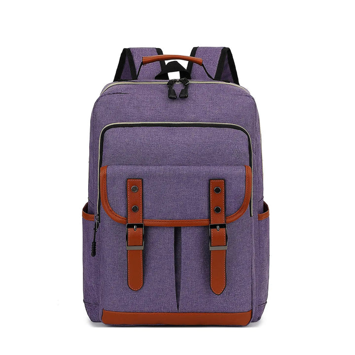 "Wasserdichter, stilvoller Laptop-Rucksack, unisex, robust, vielseitige Fächer, ideal für Reisen. Schützt vor Nässe."