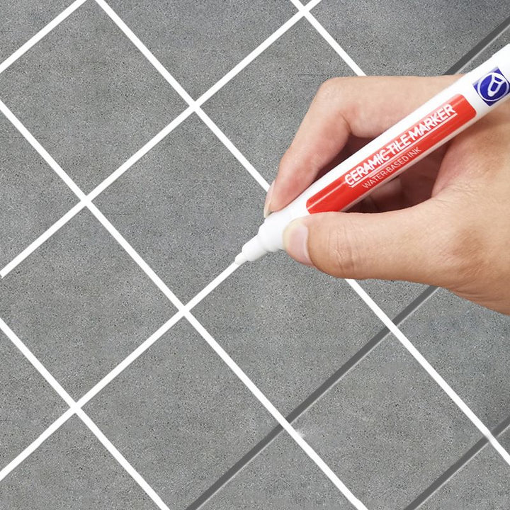 "Wasserfester Fugenstift für makellose Fliesenfugen, resistent gegen Schimmel, in verschiedenen Farben erhältlich"