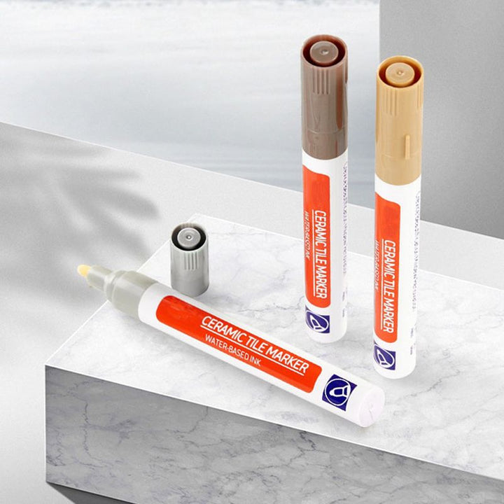 "Wasserfester Fugenstift für makellose Fliesenfugen, resistent gegen Schimmel, in verschiedenen Farben erhältlich"