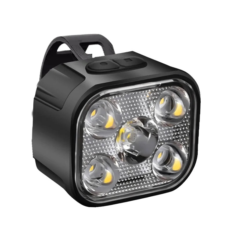 "Wiederaufladbare Fahrradlichter: Helles LED-Frontlicht und rotes Rücklicht mit 8/12 Modi, kompakt und wasserdicht."