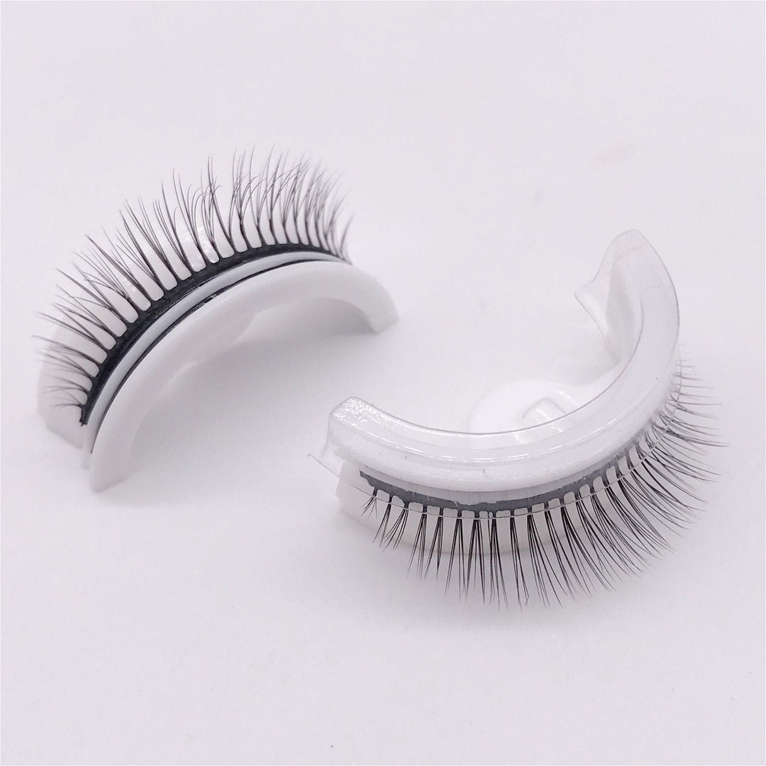 "Wiederverwendbare selbstklebende Wimpern, ohne Kleber, hypoallergen, natürlicher Look, wasserdicht, leicht anzubringen"